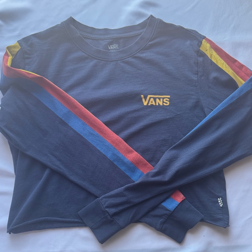 Vans Long Sleeve Shirt with Colorful Stripes
